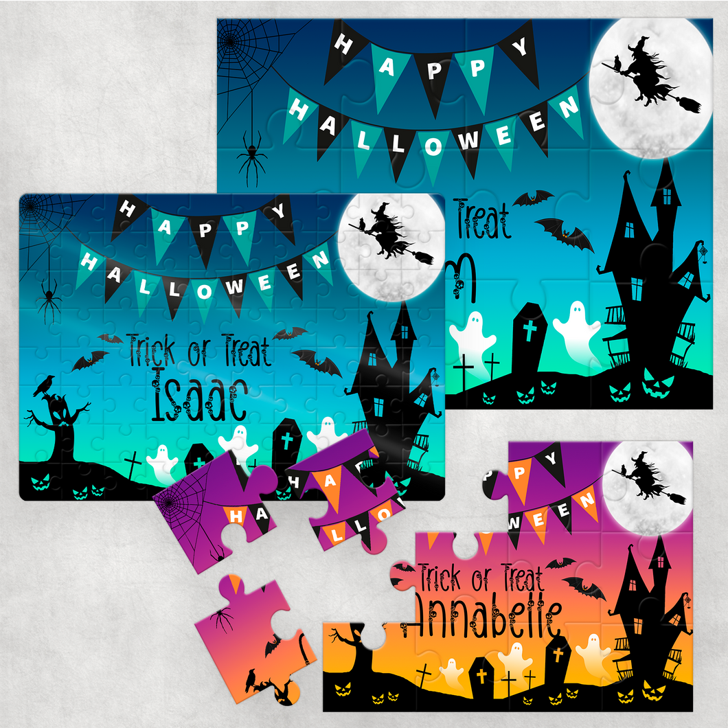 Halloween Trick or Treat Jigsaw Various Sizes & Pieces