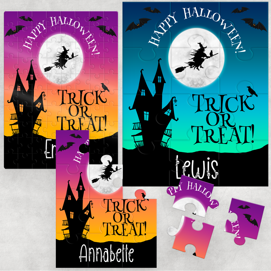 Halloween Witch Jigsaw Various Sizes & Pieces