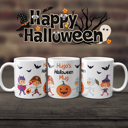 Personalised Halloween Kids Unbreakable Mug - Mug - Molly Dolly Crafts