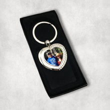 Load image into Gallery viewer, Photo Heart Keyring With Presentation Box - Keyring - Molly Dolly Crafts
