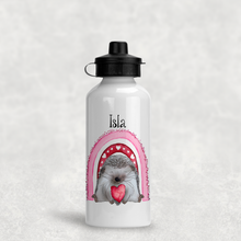 Load image into Gallery viewer, Hedgehug Personalised Aluminium Water Bottle 400/600ml
