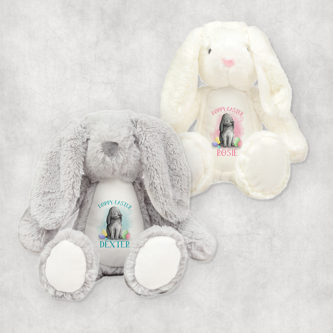 Hoppy Easter Bunny Personalised Stuffed Toy