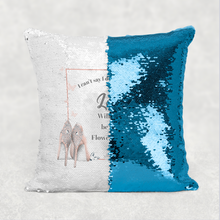 Load image into Gallery viewer, I Can&#39;t Say I Do Without You Will you be my Personalised Wedding Mermaid Sequin Cushion
