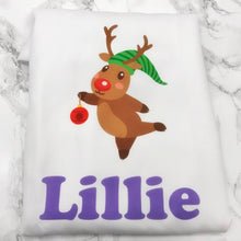 Load image into Gallery viewer, Rudolph Personalised Christmas Eve Pillow Case &amp; Book - Christmas - Molly Dolly Crafts
