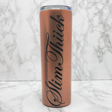 Load image into Gallery viewer, Personalised 500ml Tall Tumbler available in Black, White and Rose Gold - Bottles - Molly Dolly Crafts
