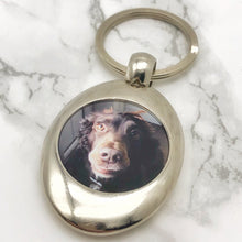 Load image into Gallery viewer, Photo Trolley Token Pound Keyring
