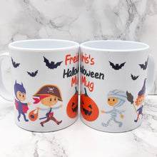 Load image into Gallery viewer, Personalised Halloween Kids Unbreakable Mug
