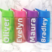 Load image into Gallery viewer, Kids Back To School Personalised Water Bottle 400ml
