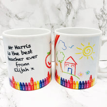 Load image into Gallery viewer, Personalised Best Teacher Gift Mug
