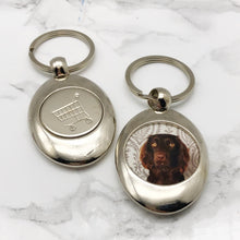 Load image into Gallery viewer, Photo Trolley Token Pound Keyring
