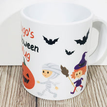 Load image into Gallery viewer, Personalised Halloween Kids Unbreakable Mug - Mug - Molly Dolly Crafts

