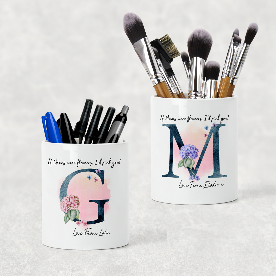I'd Pick You Mother's Day Pencil Caddy / Make Up Brush Holder