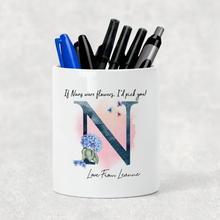 Load image into Gallery viewer, I&#39;d Pick You Mother&#39;s Day Pencil Caddy / Make Up Brush Holder
