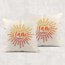 Load image into Gallery viewer, I Am...Positive Affirmations Cushion
