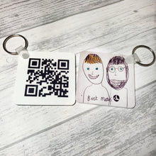 Load image into Gallery viewer, Teacher Keyring Gift with optional image or QR code - Keyring - Molly Dolly Crafts
