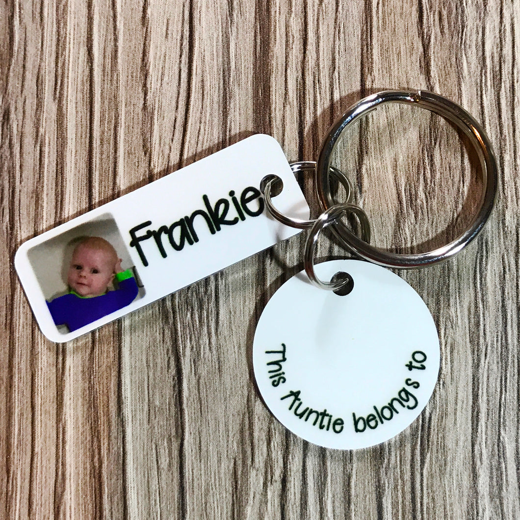 This Mummy/Daddy/Granny Belongs To Personalised Keyring -  - Molly Dolly Crafts