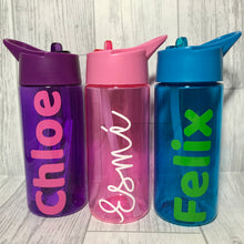 Load image into Gallery viewer, Kids Back To School Personalised Water Bottle 400ml - Bottles - Molly Dolly Crafts
