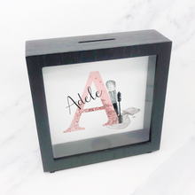 Load image into Gallery viewer, Make-Up Alphabet Personalised Money Box Frame
