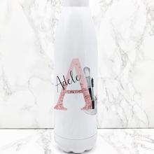Load image into Gallery viewer, Make Up Alphabet Personalised Travel Flask Water Bottle 500ml
