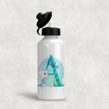 Load image into Gallery viewer, Marine Sea Life Alphabet Personalised Aluminium Water Bottle 400/600ml
