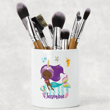 Load image into Gallery viewer, Mermaid Pencil Caddy / Make Up Brush Holder
