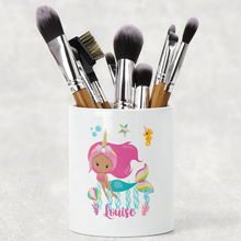 Load image into Gallery viewer, Mermaid Pencil Caddy / Make Up Brush Holder
