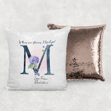 Load image into Gallery viewer, If Mums were Flowers Mother&#39;s Day Personalised Mermaid Sequin Cushion
