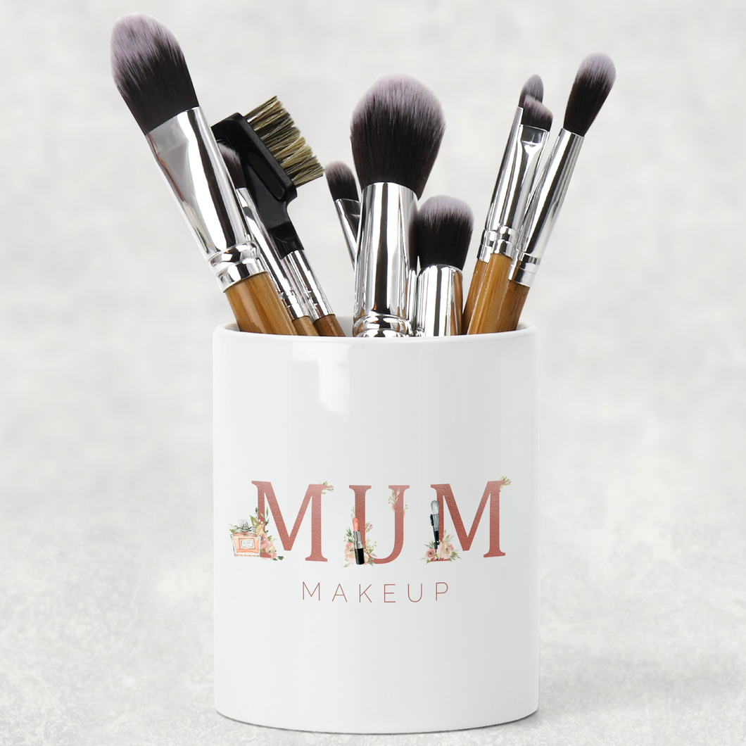 Mum Mam Nan Mother's Day Pencil Caddy / Make Up Brush Holder