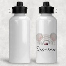 Load image into Gallery viewer, Mouse Rainbow Personalised Aluminium Water Bottle 400/600ml

