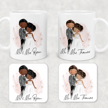 Load image into Gallery viewer, Mr &amp; Mrs Wedding Couple Personalised Engagement Mug
