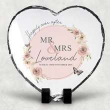 Load image into Gallery viewer, Wedding Happily Ever After Personalised Slate
