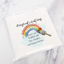 Load image into Gallery viewer, New Home Congratulations Personalised Greetings Card
