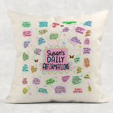 Load image into Gallery viewer, Nurse Positive Affirmations Personalised Cushion
