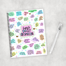 Load image into Gallery viewer, Nurse Positive Affirmations Personalised Notebook
