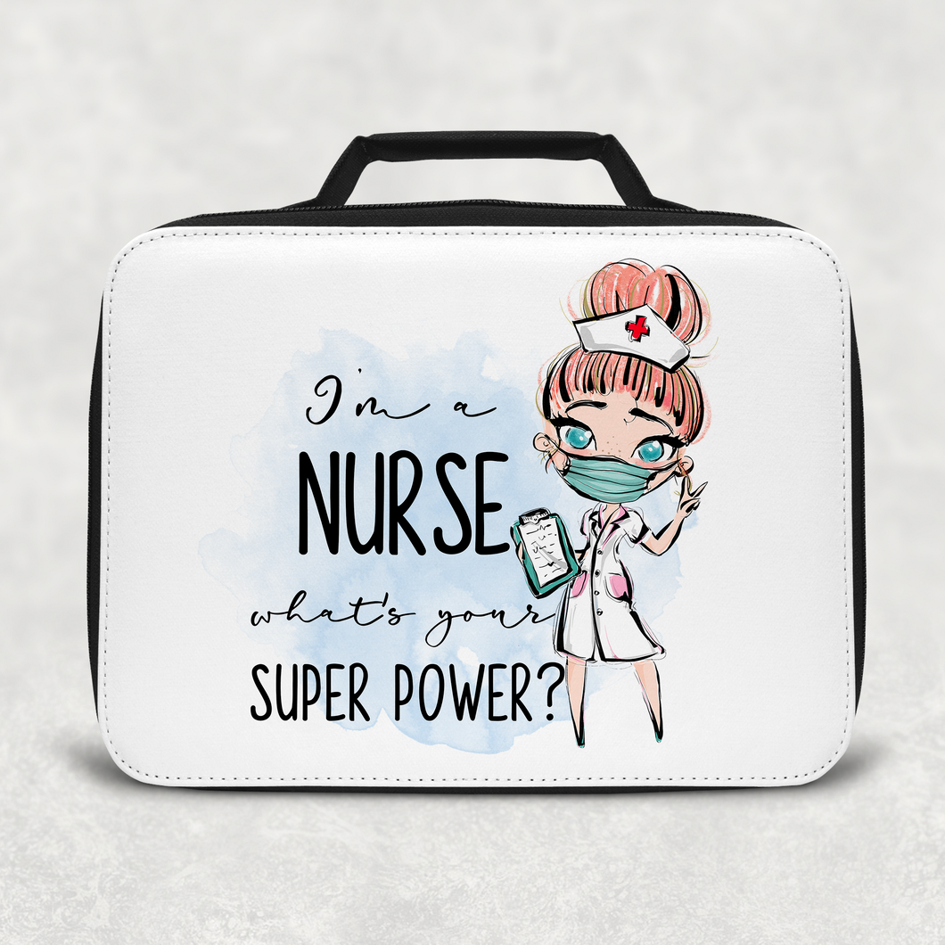 I'm a Nurse What's Your Superpower? Personalised Insulated Lunch Bag