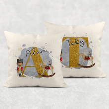 Load image into Gallery viewer, Christmas Nutcracker Personalised Cushion
