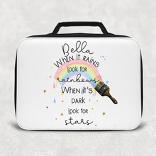 Load image into Gallery viewer, Rainbow Paintbrush Positivity Insulated Lunch Bag
