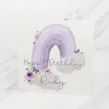 Load image into Gallery viewer, Wonky Rainbow Birthday Card
