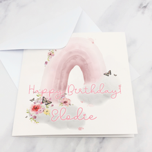 Load image into Gallery viewer, Wonky Rainbow Birthday Card
