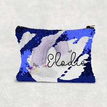 Load image into Gallery viewer, Pastel Wonky Rainbow Sequin Personalised Bag
