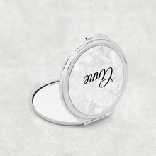 Load image into Gallery viewer, Personalised Marble Pocket Mirror
