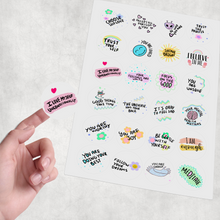 Load image into Gallery viewer, Positive Affirmation Stickers
