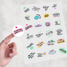 Load image into Gallery viewer, Positive Affirmation Stickers
