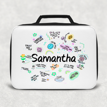 Load image into Gallery viewer, Positive Affirmations Insulated Lunch Bag
