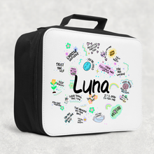 Load image into Gallery viewer, Positive Affirmations Insulated Lunch Bag
