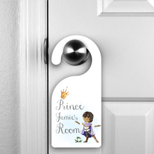 Load image into Gallery viewer, Princess Prince Personalised Room Door Hanger
