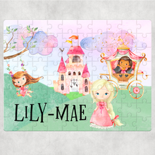 Load image into Gallery viewer, Princess Personalised Jigsaw Various Sizes &amp; Pieces
