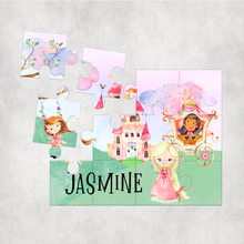 Load image into Gallery viewer, Princess Personalised Jigsaw Various Sizes &amp; Pieces
