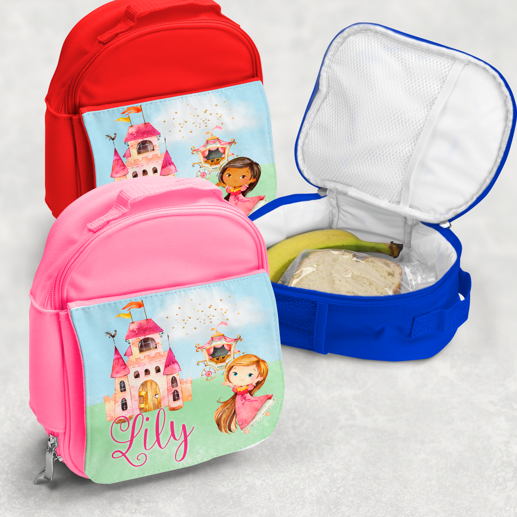 Princess Personalised Kids Insulated Lunch Bag