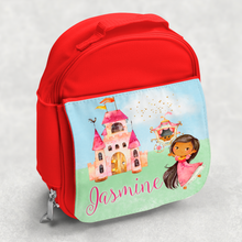 Load image into Gallery viewer, Princess Personalised Kids Insulated Lunch Bag

